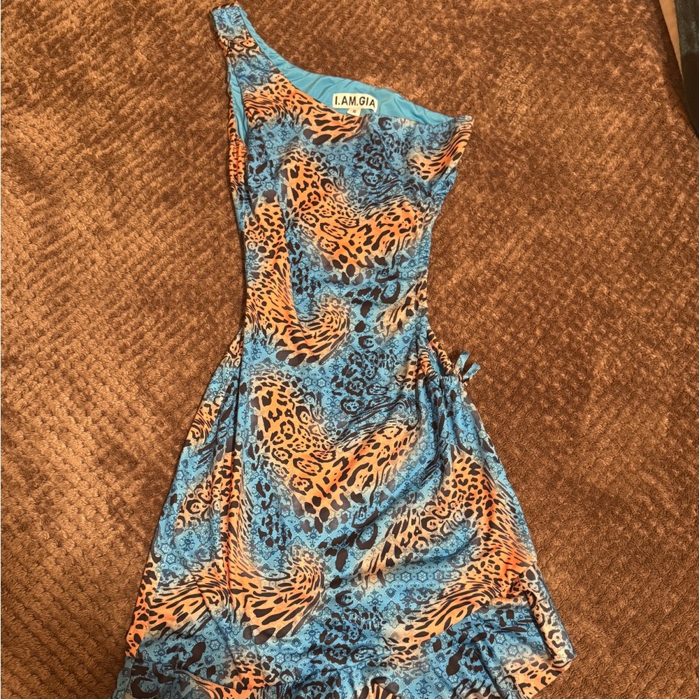 IAMGIA Vibrant One-Shoulder Dress